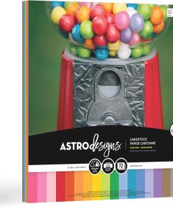 Astrodesigns/Creative Collection Starter Kit Cardstock. 12 x 12. 65 lb/176 gsm 18-Color Assortment. 72 Sheets (46408-03)