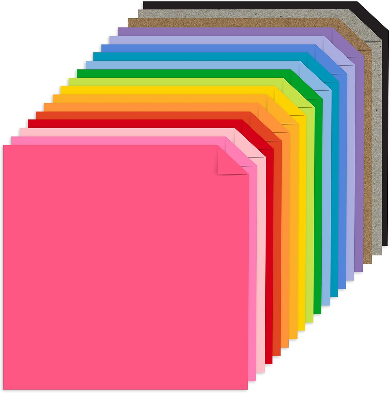 Astrodesigns/Creative Collection Starter Kit Cardstock. 12 x 12. 65 lb/176 gsm 18-Color Assortment. 72 Sheets (46408-03) - Image 2